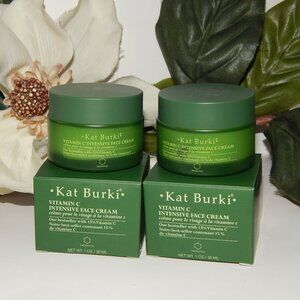 2 Kat Burki Vitamin C Intensive Face Cream BNIB - Full Size 1oz Ea